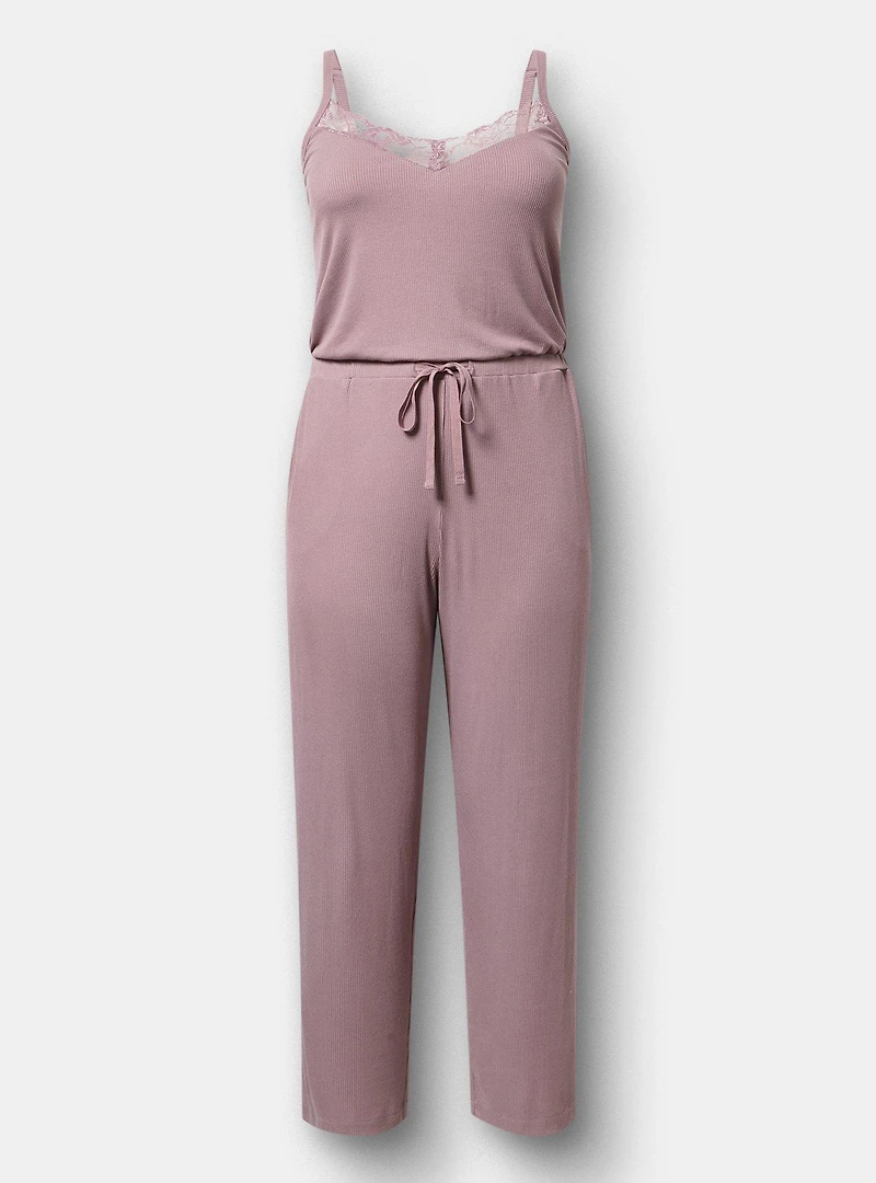 Super Soft Plush Rib Jumpsuit