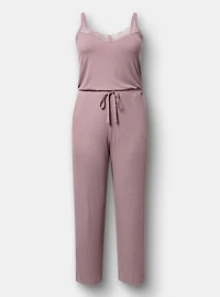 Super Soft Plush Rib Jumpsuit
