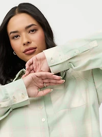 Lizzie Flannel Crop Shirt