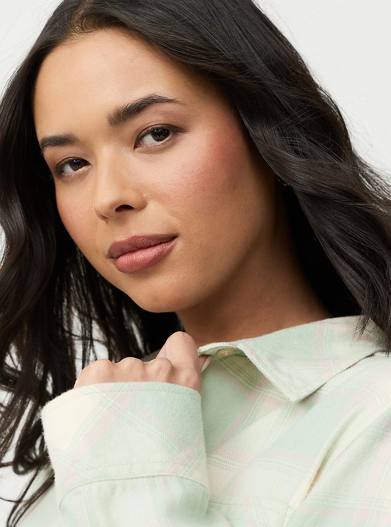 Lizzie Flannel Crop Shirt