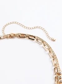 Statement Rhinestone Necklace