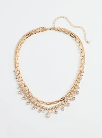 Statement Rhinestone Necklace