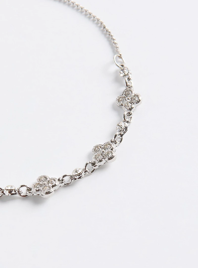 Pave Clover Bracelet