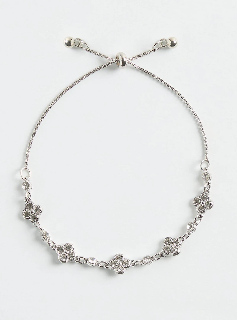 Pave Clover Bracelet