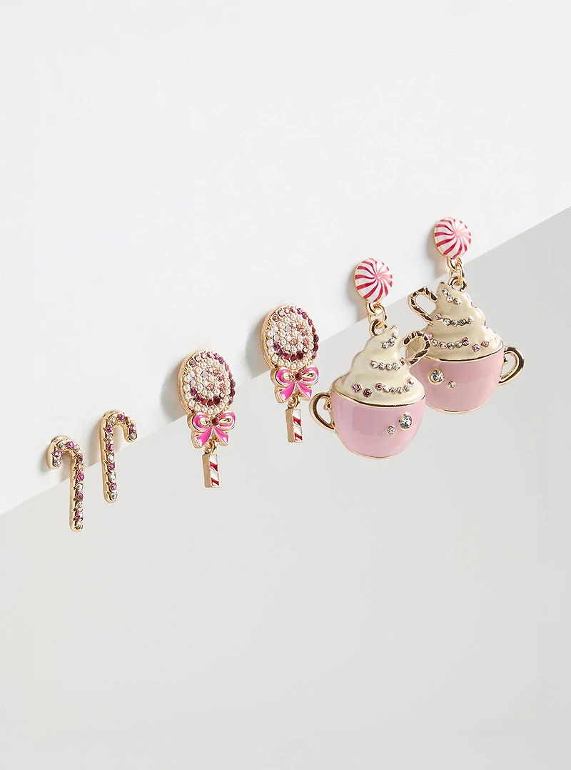Holiday Candy Earring Set
