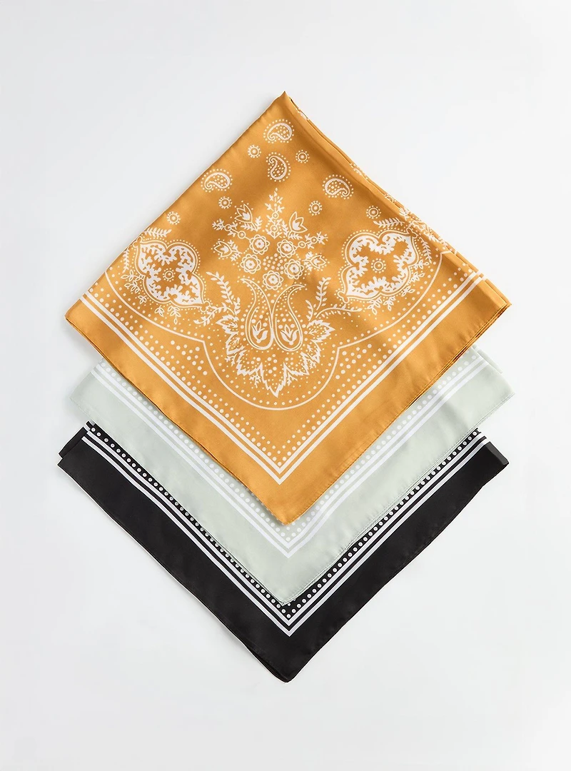 Festi 3-Pack Twilly Scarves