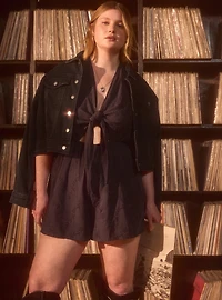 Festi Ruffle Flutter Sleeve Romper