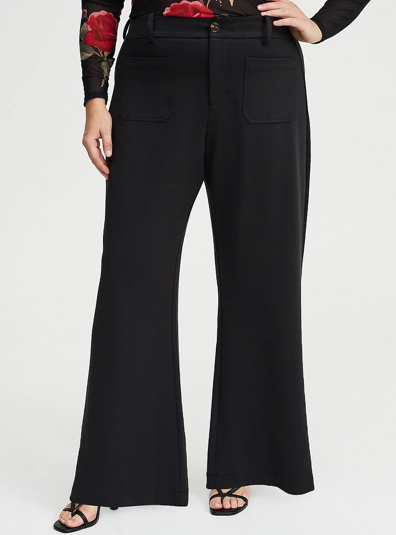 Wide Leg Ottoman Pant