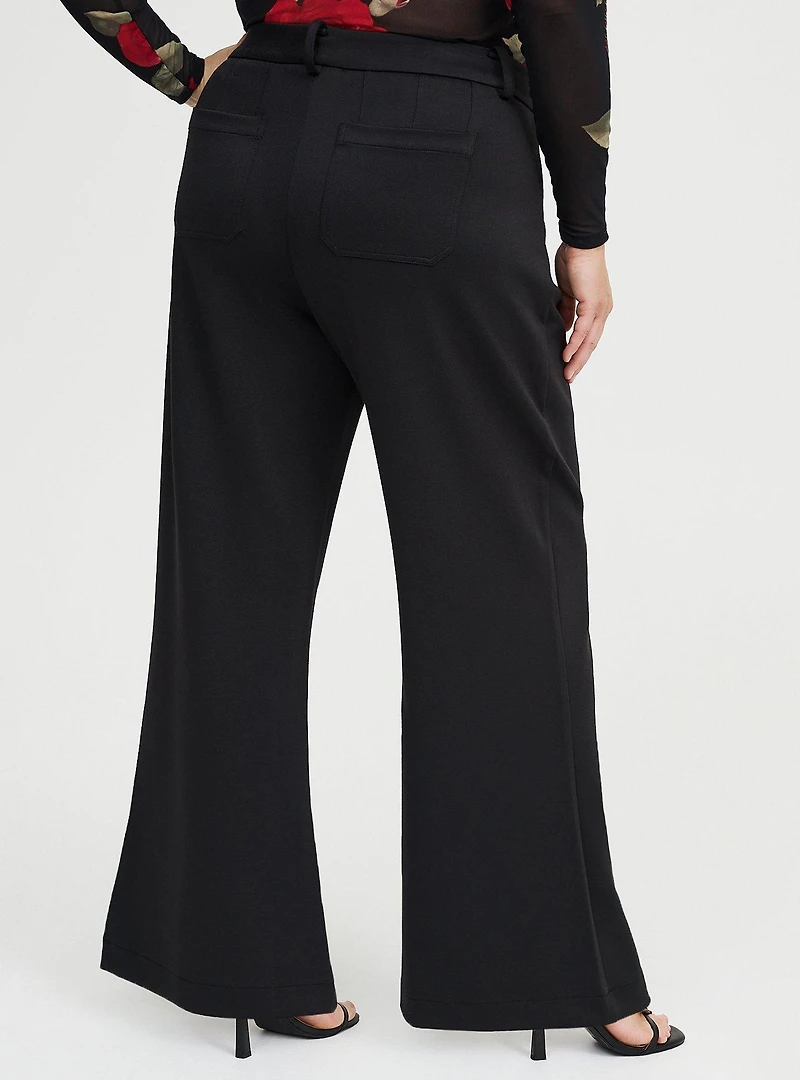 Wide Leg Ottoman Pant