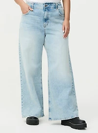 Baggy High-Rise Wide Leg Jean