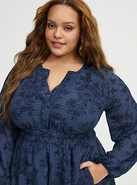 Smocked Waist Tiered Mini Dress