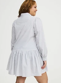 Drop Waist Shirtdress