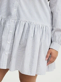 Drop Waist Shirtdress