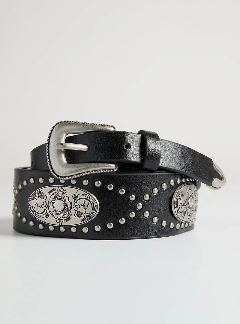 Western Denim Belt