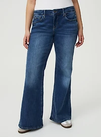Low-Rise Baggy Flare Jean