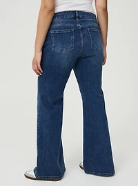 Low-Rise Baggy Flare Jean