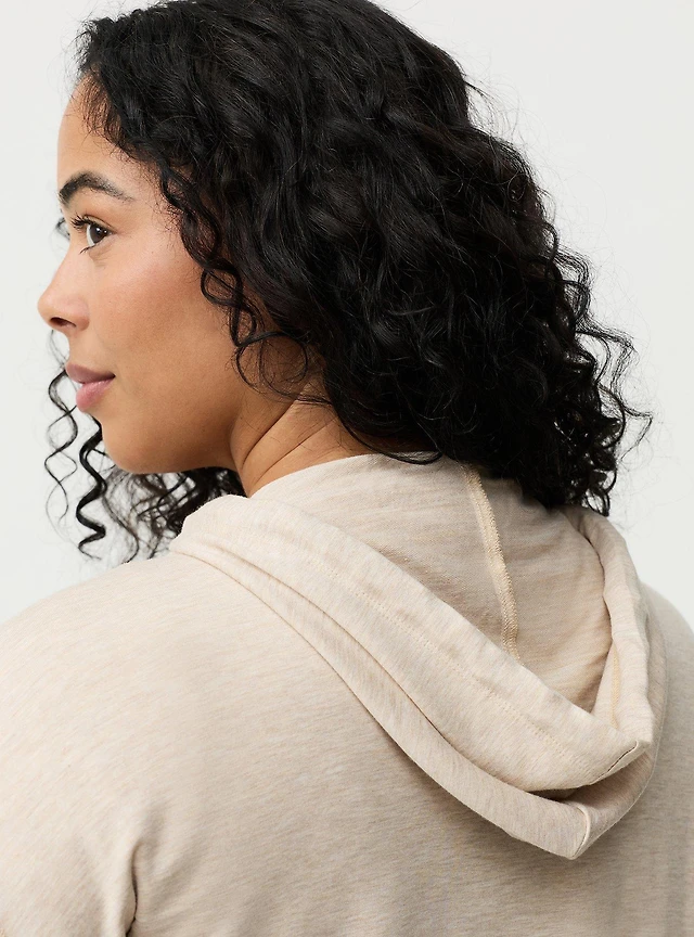 Light Weight French Terry Zip-Up Lounge Hoodie