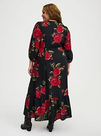 Button Front Maxi Dress