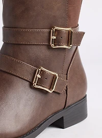 Buckle Knee Boot (WW