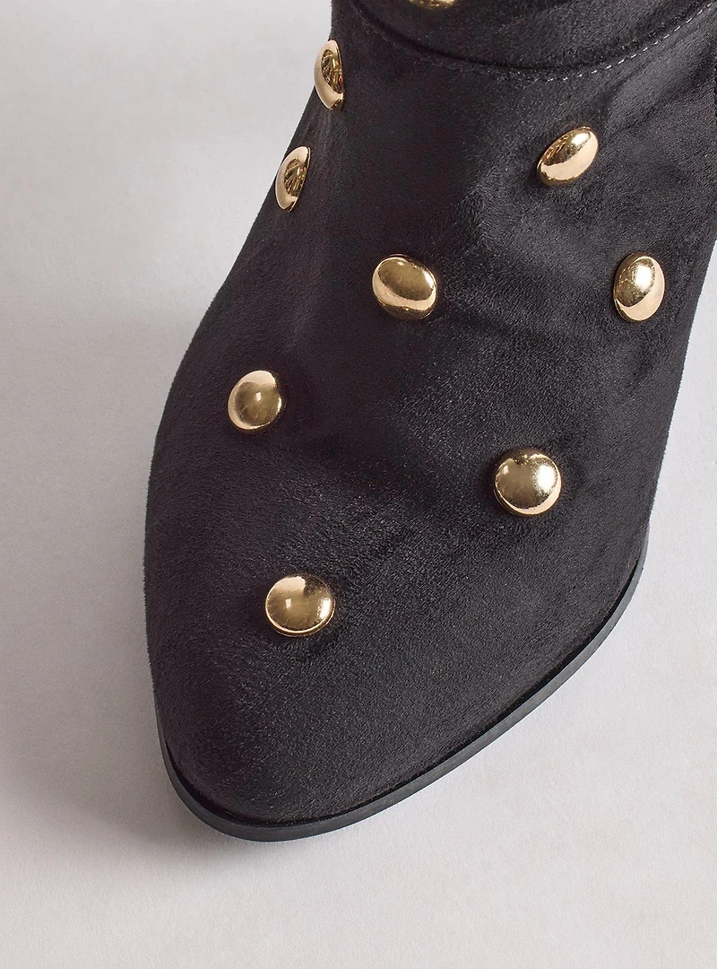 Studded Lace-Up Over-The-Knee Boot (WW