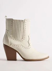 Studded Western Heel Bootie (WW