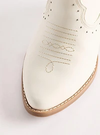 Studded Western Heel Bootie (WW