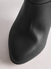 Lace-Up Heeled Over-The-Knee Boot (WW