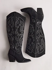 Western Heeled Knee Boot (WW