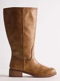 Knee-High Block Heel Boot (WW)