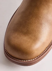 Knee-High Block Heel Boot (WW)