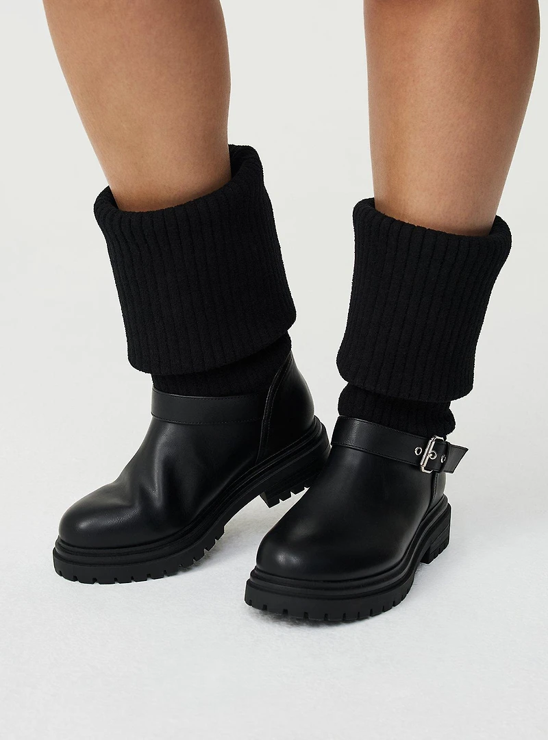 Sweater Cuff Bootie (WW