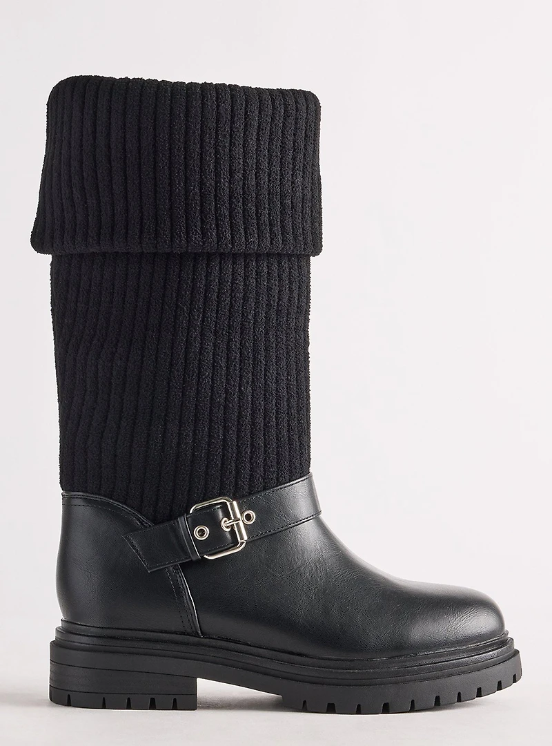 Sweater Cuff Bootie (WW