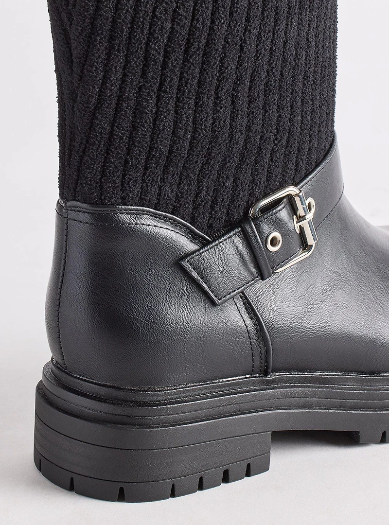 Sweater Cuff Bootie (WW