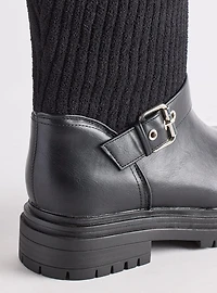 Sweater Cuff Bootie (WW