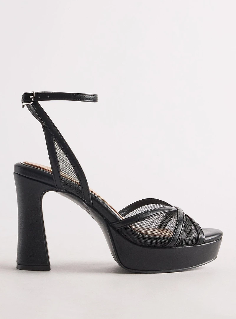Platform Block Heel Sandal (WW)