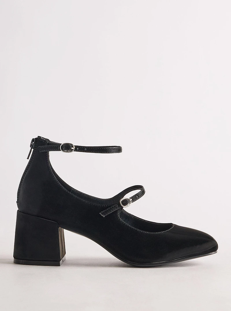 Mary Jane Block Heel (WW