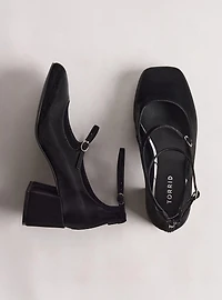 Mary Jane Block Heel (WW