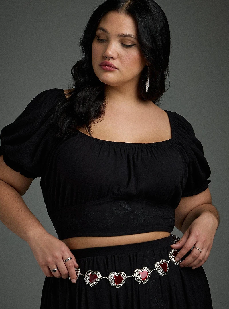 Bleeding Heart Chain Belt