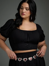 Bleeding Heart Chain Belt