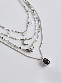 Bat Celestial Layered Necklace