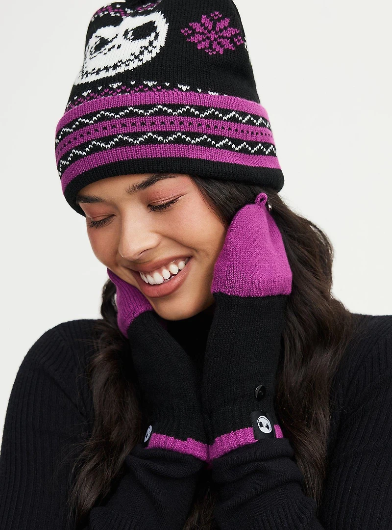 Nightmare Before Christmas Fingerless Gloves