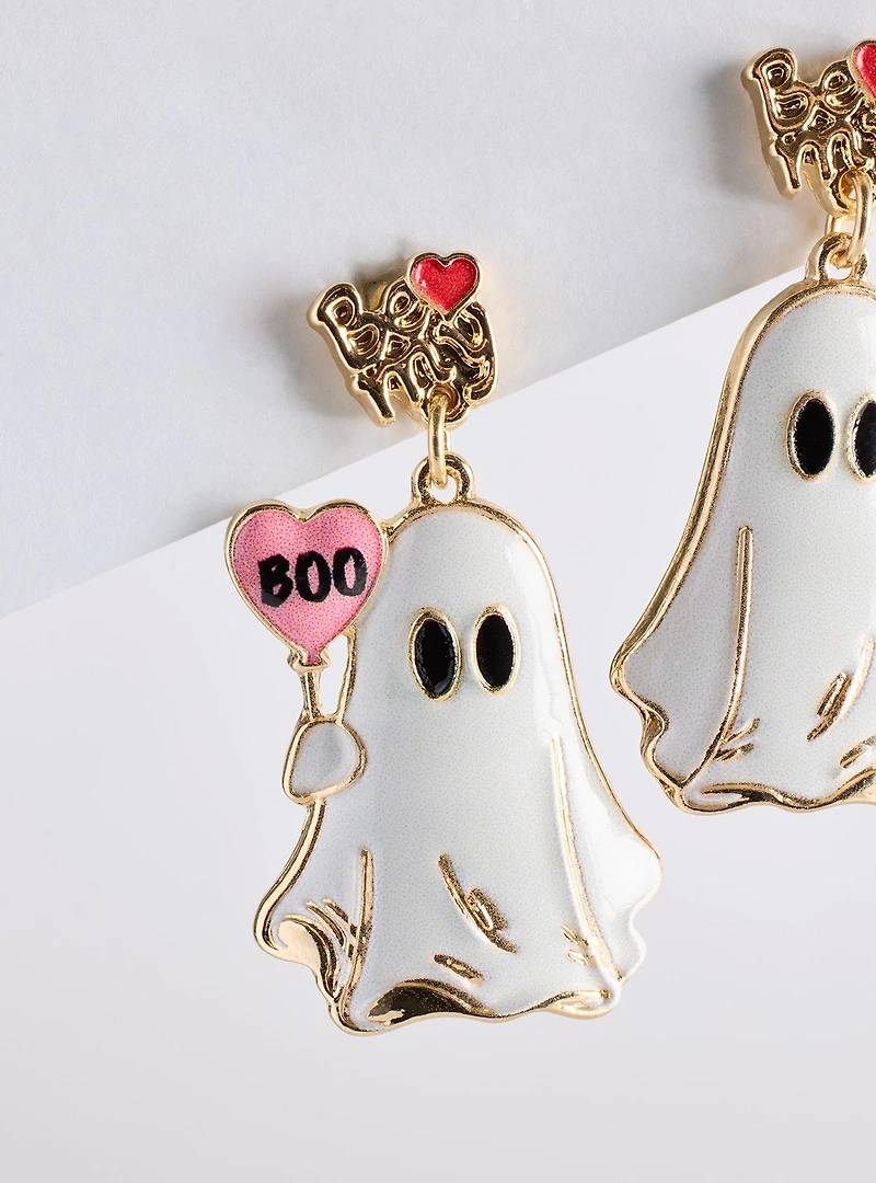 Ghost Be My Boo Statement Earring