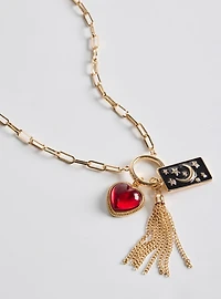 Heart Celestial Link Necklace