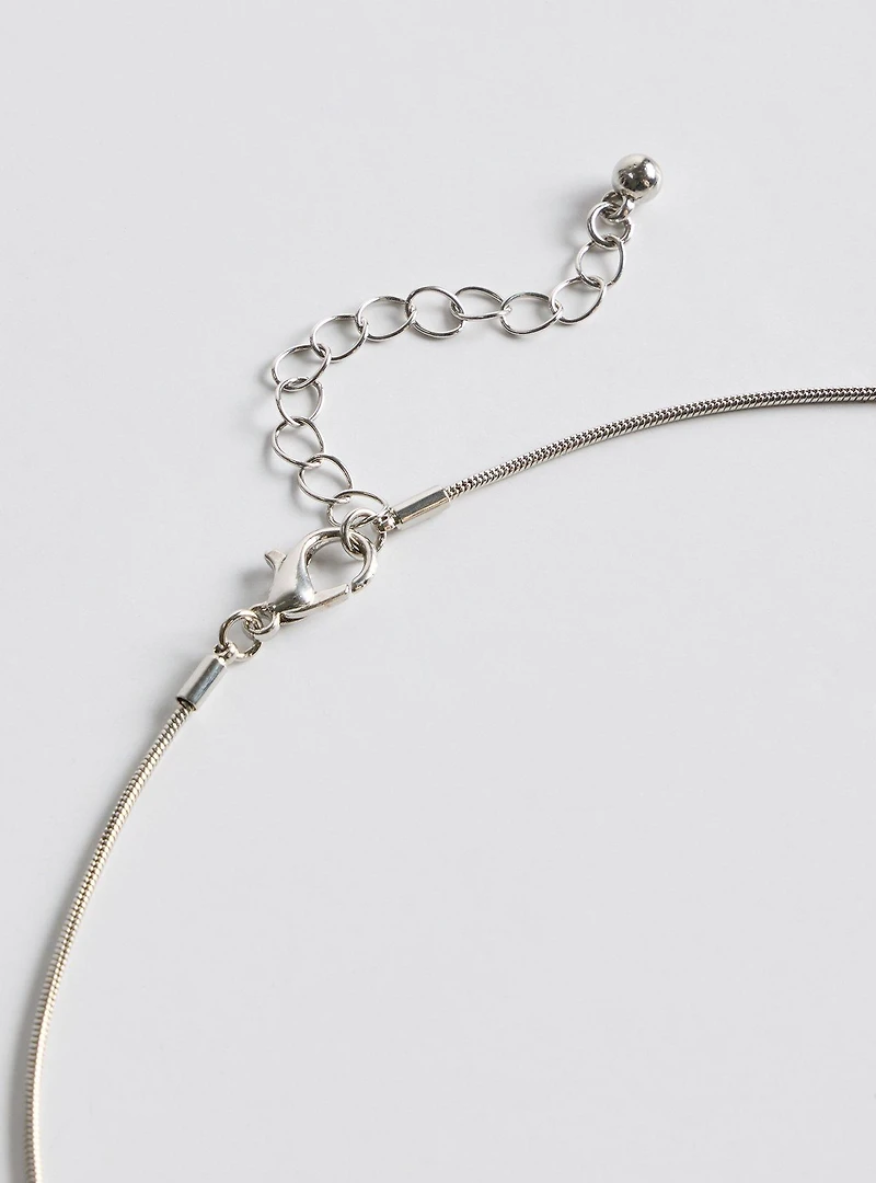 Puffy Star Station Necklace