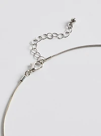 Puffy Star Station Necklace