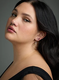 Nightfall Bleeding Heart Earring Set