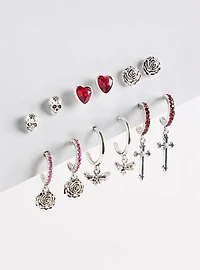 Nightfall Bleeding Heart Earring Set