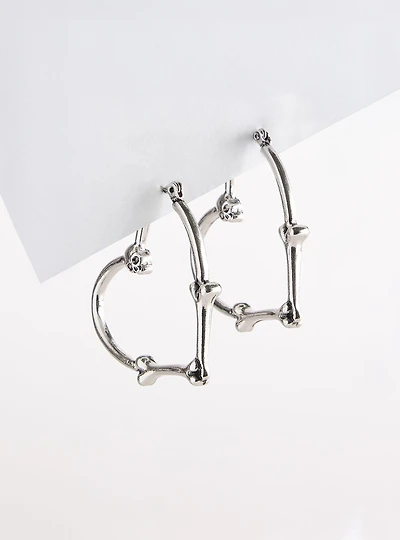Bone Heart Hoop