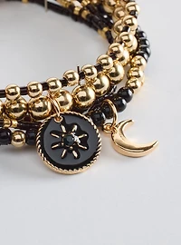 Celestial Beaded Stretch Bracelet