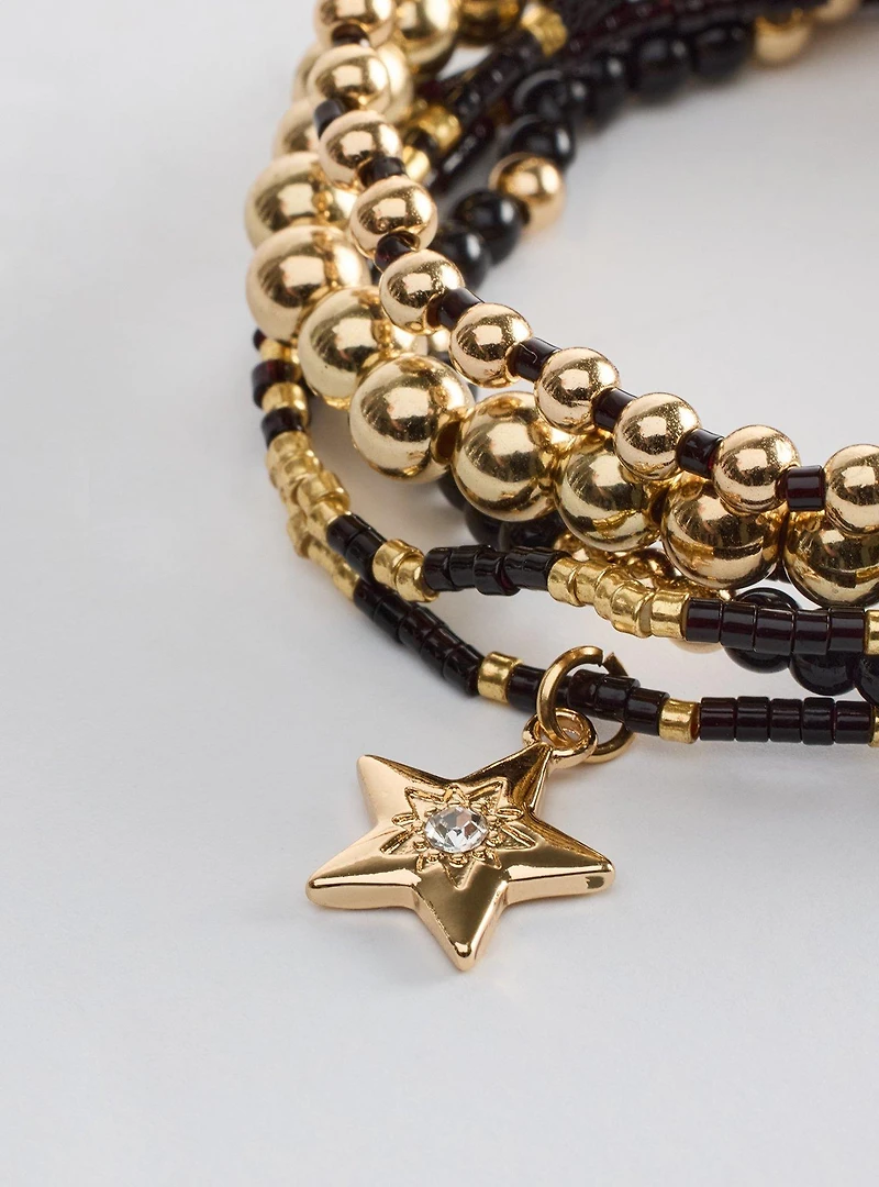 Celestial Beaded Stretch Bracelet